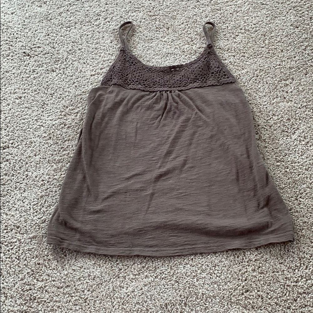 Brown tank top